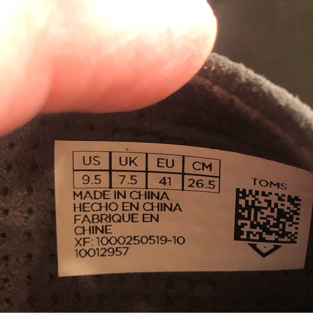Toms Ankle Booties Womens 9.5 Gray Suede - Picture 6 of 7